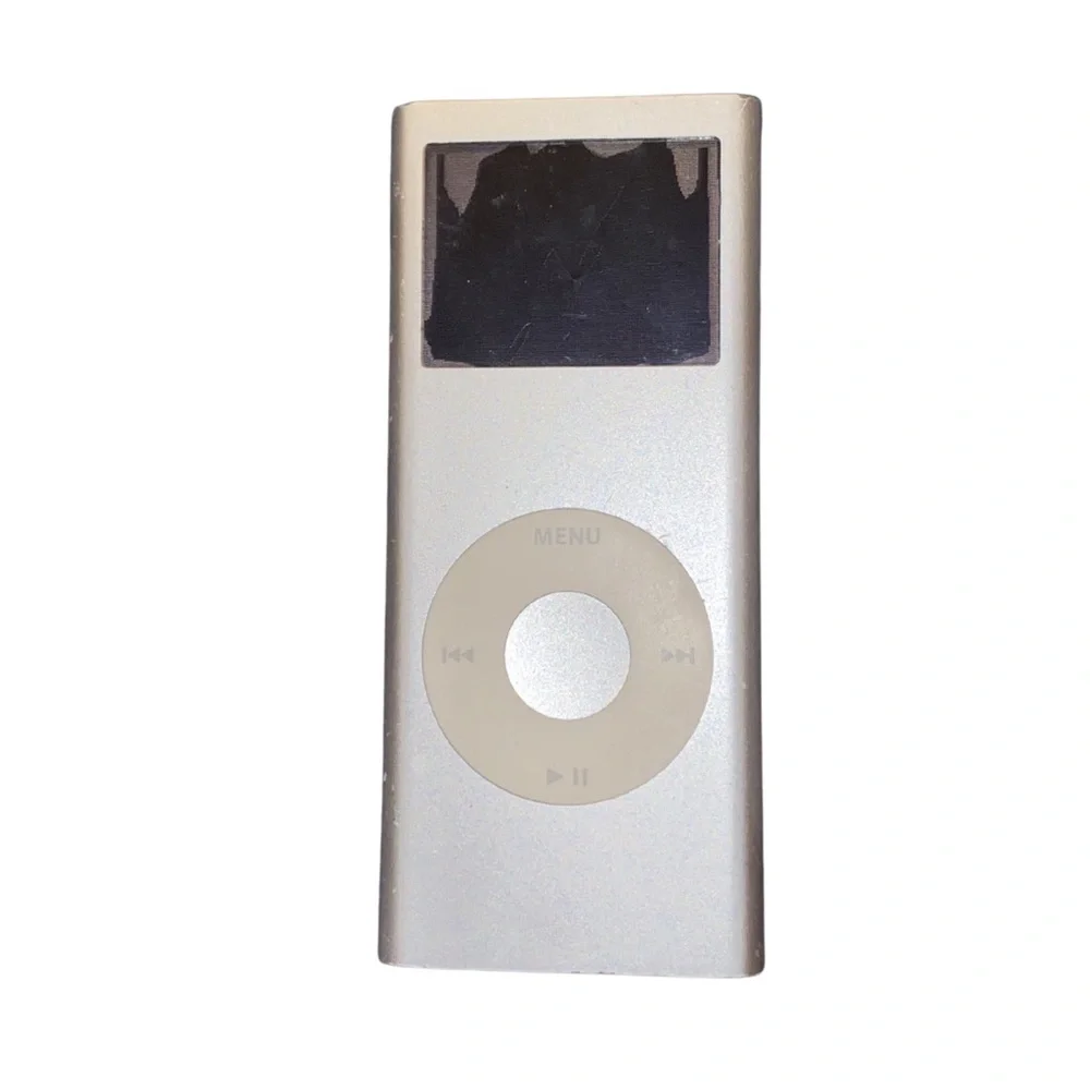 Apple iPod Nano 2nd Gen 4GB Silver A1199 MP3 Player Untested For‎ Parts Repair